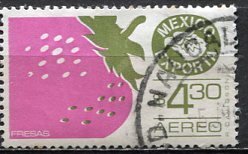 Mexico; 1975: Sc. # C496; O/Used Single Stamp