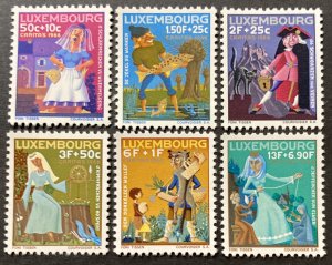 Luxembourg 1966 #b252-7(6), Fairy Tales, MNH.