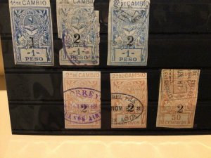 Argentina 1888 Ley de Sellos  Revenue stamps Ref 59023