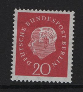 Germany #795  MH  1959  President Heuss 20pf