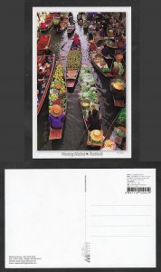 SE)1998 THAILAND, THAILAND FLOATING MARKET POSTCARD, UNCIRCULATED, XF