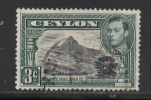 Ceylon  Sc # 279 used  (BBC)