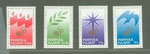 Norfolk Island #592-595  Single (Complete Set)