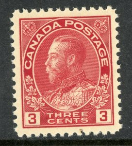 Canada 1923 KGV Admiral 3¢ Carmine Die I Scott #109 MNH V24