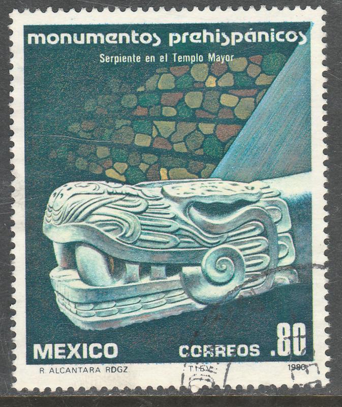 MEXICO 1194, Pre-Hispanic Monuments. USED. F-VF (1350)