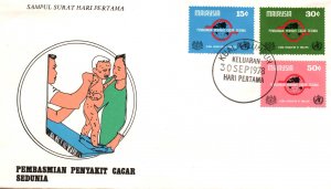 Malaysia 170-172 U/A FDC