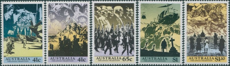 Australia 1990 SG1241-1245 Anzac Tradition set MNH