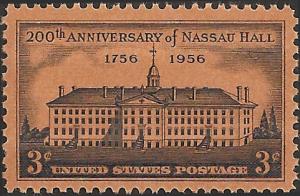 # 1083 MINT NEVER HINGED NASSAU HALL