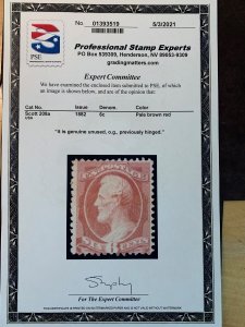 US Stamp #208a used PSE Cert