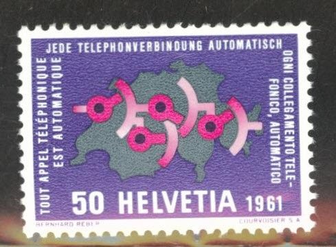 Switzerland Scott 405 MNH** 1961 stamp