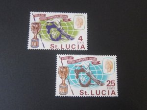 St Lucia 1966 Sc 207-8 set FU