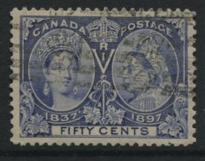 Canada 1897 50 cents Jubilee VF used