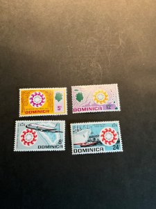 Stamps Dominica Scott #257-60 never hinged