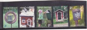 Finland  Scott#  1370a-e  Used  