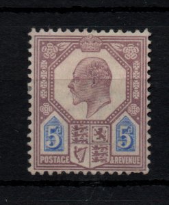 GB KEVII 1906 5d slate purple SG244 mint MH WS37424
