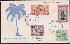 TOKELAU IS 1948 cover - last day of Samoa PO - used from FAKAOFO..........B1149a