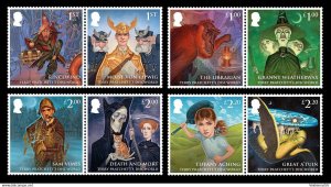 stamps of UK 2023 - Discworld. Fantasy comic book series by Terry Pratchett MNH