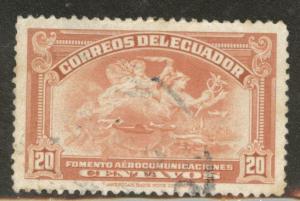 Ecuador Scott RAC3 used 1945 airmail postal tax stamp