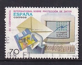 Spain    #2953  used   1998   data protection conference