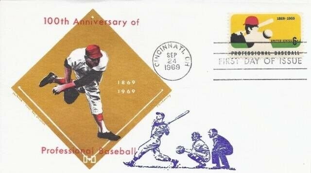 1381 6c PRO BASEBALL - Overseas Mailers