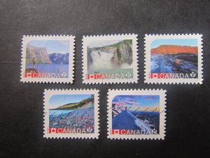 Canada #2719 To 2723 Far & wide Booklet 5 Nice stamps  {ca501}