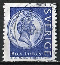 Sweden; 1999: Sc. # 2320: Used Single Stamp