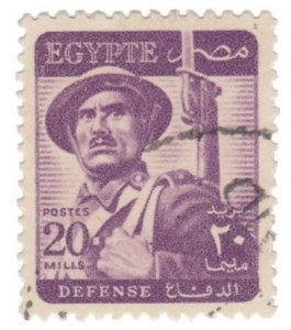 EGYPT 1953 STAMP SCOTT # 330. USED. # 3