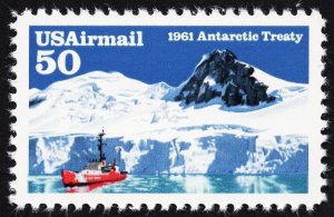 US C130 MNH VF 50 Cent 1961 Antarctic Treaty