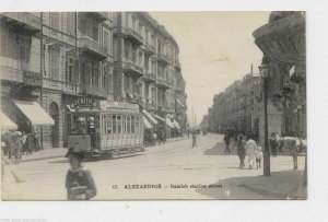 VINTAGE POST CARD , EGYPT , ALEXANDRIA , ON ACTIVE SERVICE 1919 .  REF  P19