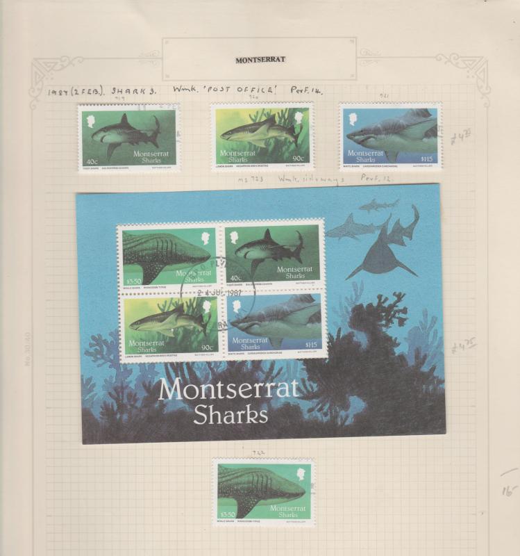 Montserrat Used Stamp Collection