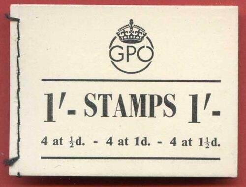 1/- Stamp Booklet SG BD8 