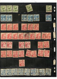 RHEILAND COLLECTION ON STOCK SHEET MINT/USED