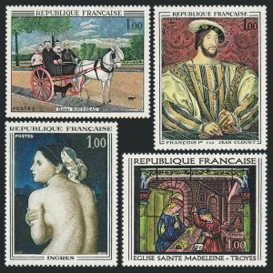 France 1172-1175,MNH.Michel 1575-1590-1597-1598. Art 1967.Rousseau,Clouet,Ingres