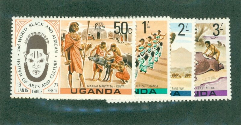 UGANDA 163-166 BIN$ 1.50