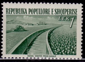 Albania, 1953 , Rebuilding Infrastructure, 1L, sc#492, MLH