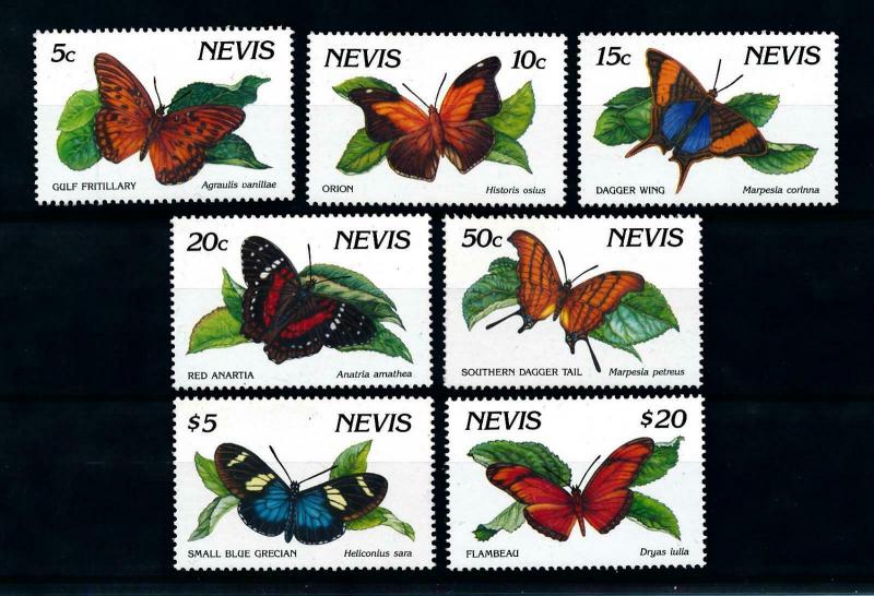 [98805] Nevis 1991 Insects Butterflies From set MNH