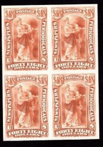 MOMEN US STAMPS #PR31P3 $48 BLOCKS PROOF ON INDIA SUPERB $100++ LOT #82530-6