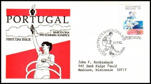 Portugal 1926 Summer Olympics Typed FDC