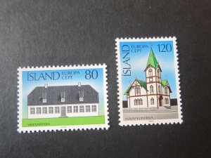 Iceland 1978 Sc 506-7 set MNH