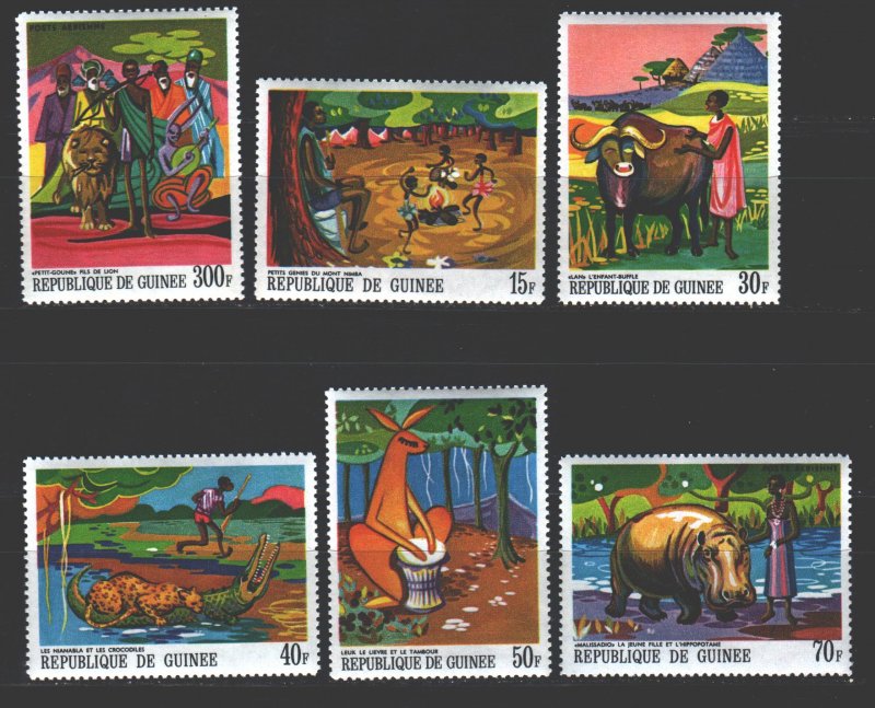 Guinea. 1968. 480-85. Legends of guinea. MNH.