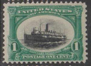 U.S. Scott #294 Ship - Pan American Stamp - Mint NH Single - IND