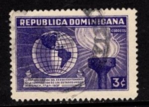 Dominican Republic - #333 Anniversary of US Constitution  -  Used