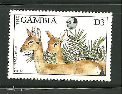 Gambia 725 MNH Oribi & Senegal Palm