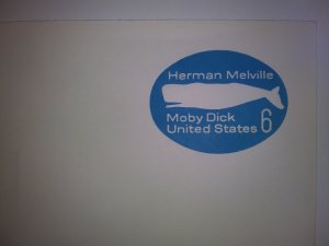 SCOTT #U554 ENTIRE MINT NEVER HINGED THE 6 CENT MOBY DICK HERMAN MELVILLE BEAUTY