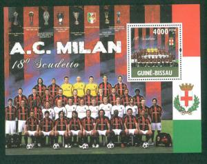 FOOTBALL - GUINEA BISSAU - 2011 SOUVENIR  SHEET :  MILAN