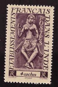 FRENCH INDIA  Scott 214 MH* stamp with similar centering