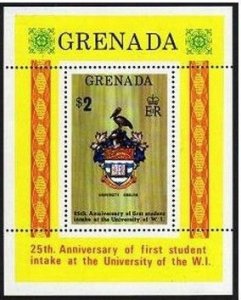 Grenada 542-546,MNH. Michel 569-572,Bl.73. University of West Indies,25,1974.