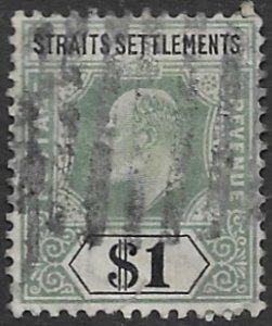 Straits  Settlements 123   1904    $1.00  fine used