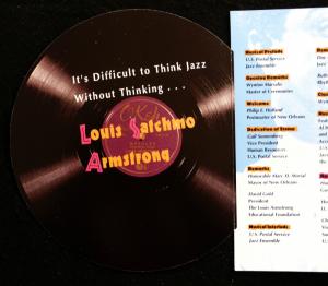 1995 32c LOUIS ARMSTRONG FIRST DAY ISSUE STAMP CEREMONY PROGRAM (ESP#N1317-67)