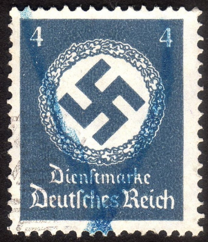 1934, Germany, 4pfg, Used, Sc O81